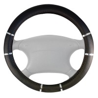 chrome&black 37-39cm Steering Wheel americat.gr