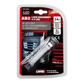 ΦΩΣ ΦΟΡΤΗΓΟΥ 6LED ΛΕΥΚΟ 24V 100mm Διακοσμητικά Φώτα americat.gr