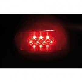 ΦΩΣ ΦΟΡΤΗΓΟΥ 10LED ΚΟΚΚΙΝΟ 24V 103mm Λαμπάκια LED americat.gr