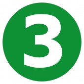 ΑΥΤΟΚΟΛΛΗΤΟΣ ΑΡΙΘΜΟΣ ΓΙΑ EURO no3 Πινακίδες και Σήμανση americat.gr