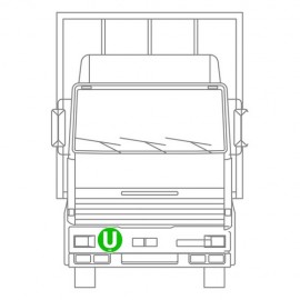 Adhesive mark - U - Green vehicle Truck Stickers americat.gr