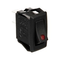Rocker switch with led - Red Switches americat.gr