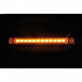 ΦΩΣ ΦΟΡΤΗΓΟΥ 12LED ΠΟΡΤΟΚΑΛΙ 24V 155mm Διακοσμητικά Φώτα americat.gr