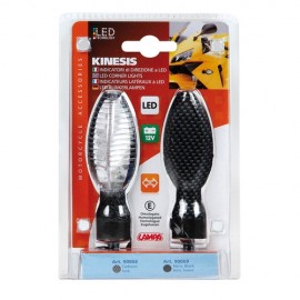 ΦΛΑΣ MOTO KINESIS CARBON 12V+LED LED Φλας americat.gr