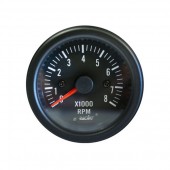 ΣΤΡΟΦΟΜΕΤΡΟ 0-8.000rpm 52mm ΜΑΥΡΟ Στροφόμετρα americat.gr