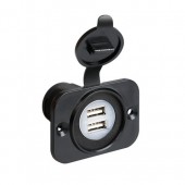 ΠΡΙΖΑ ΦΟΡΤΙΣΗΣ ΜΕ ΚΑΠΑΚΙ ΜΕ 2 USB 12/24V EXT-8 Διάφορες Πρίζες και Φις americat.gr