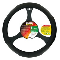 Kuro, TPE steering wheel cover - S - Ø 35/37 cm - Black Steering Wheel americat.gr