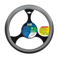 Club, TPE steering wheel cover - S - Ø 35/37 cm - Black/Grey Steering Wheel americat.gr