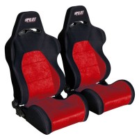 Kobi, pair of sport seats - Red Sport Seats americat.gr