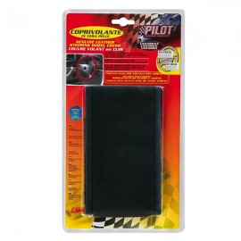 Lampa Κάλυμμα Τιμονιού Αυτοκινήτου Standard Leather Top Grip Δετό 37-39εκ. Άοσμο Γνήσιο Δέρμα ενιαίο Μαύρο 1-τεμ. (L3301.1) Ραφτά καλύμματα τιμονιού americat.gr