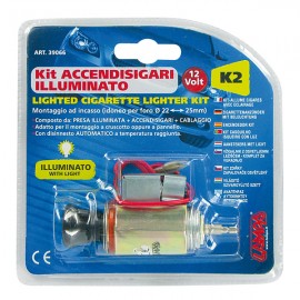 Illuminated cigarette lighter set 12V Lighter Plugs americat.gr