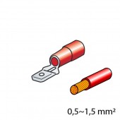 ΦΙΣΑΚΙΑ 6.3 x 0.8mm (10τμχ.) Ακροδέκτες Καλωδίων americat.gr