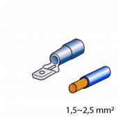 ΦΙΣΑΚΙΑ 6.3 x 0.8mm (10τμχ.) Ακροδέκτες Καλωδίων americat.gr