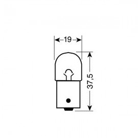 ΛΑΜΠΑ 12V/R10W ΦΟΥΝΤΟΥΚΑΚΙ Με Κάλυκα americat.gr
