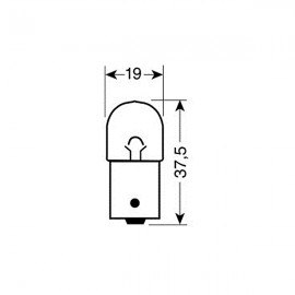 ΛΑΜΠΕΣ ΦΟΥΝΤΟΥΚΑΚΙ 12V/R5W 10 ΤΕΜ. Με Κάλυκα americat.gr