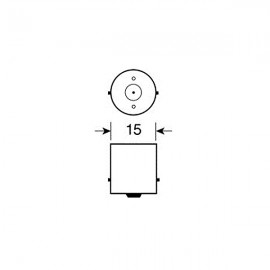 ΛΑΜΠΕΣ ΦΟΥΝΤΟΥΚΑΚΙ 12V/R5W 10 ΤΕΜ. Με Κάλυκα americat.gr