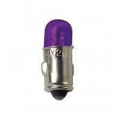 ΛΑΜΠΑΚΙΑ ΜΙΝΙΟΝ (J) 12V/2W BA7s ΜΩΒ 21mm Με Κάλυκα americat.gr
