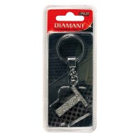 Diamond key ring - T