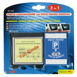  2 in 1 Adhesive licence holder