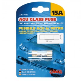 AGU glass fuse 15A