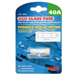AGU glass fuse 40A Fuses americat.gr