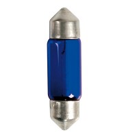 ΛΑΜΠΑΚΙΑ ΠΛΑΦΟΝΙΕΡΑΣ C10W 12V 10W SV8,5-8 (11x35mm) BLUE DYED-GLASS BLISTER - 2 ΤΕΜ. Πλαφονιέρας americat.gr