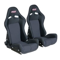Race-Pro, pair of sport seats - Black