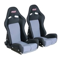 Race-Pro, pair of sport seats - Grey Sport Seats americat.gr
