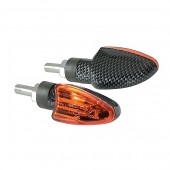 ΦΛΑΣ ΜΗΧΑΝΗΣ ARROW 12V/ 21W (68 x 27 mm) CARBON ΜΕ ΠΟΡΤΟΚΑΛΙ ΤΖΑΜΑΚΙ -2 ΤΕΜ. Απλά Φλας americat.gr
