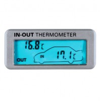 In/out thermometer - 12/24V Clocks-Thermometers americat.gr