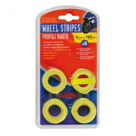 Adhesive Wheel Stripes - Yellow Decoration americat.gr