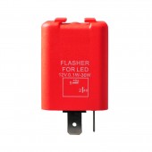 LED FLASHER (ΦΛΑΣΙΕΡΑ) 2 ΕΠΑΦΩΝ (L+-) 30x30x30mm M-TECH - 1ΤΕΜ. Διακόπτες Ρελέ americat.gr