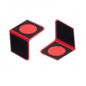 ΣΤΑΘΕΡΟΠΟΙΗΤΗΣ / ΔΙΑΧΩΡΙΣΤΙΚΟ STOPPER NOOK ΓΙΑ ΤΟ ΠΟΡΤ ΜΠΑΓΚΑΖ ΑΠΟ ΠΛΑΣΤΙΚΟ ΣΕ ΚΟΚΚΙΝΟ ΧΡΩΜΑ ΜΕ ΑΝΤΙΟΛΙΣΘΗΤΙΚΑ ΜΑΞΙΛΑΡΑΚΙΑ ΚΑΙ ΑΥΤΟΚΟΛΛΗΤΑ ΤΥΠΟΥ VELCRO RATI - 2 ΤΕΜ. Ελαστικά Δίχτυα americat.gr