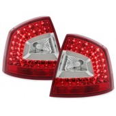 ΦΑΝΑΡΙΑ ΠΙΣΩ ΓΙΑ SKODA OCTAVIA 5 1Z LIM. 2004-2011 LiTEC LED RED/CLEAR - 2 ΤΕΜ Skoda americat.gr