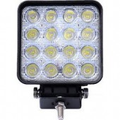 ΠΡΟΒΟΛΕΑΣ WORKING LIGHTS 10-32V 48W 2500lm 16x3W OSRAM LED ΤΕΤΡΑΓΩΝΟΣ 110x60x142mm M-TECH Φώτα Εργασίας LED americat.gr
