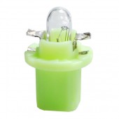 BAX 12V B8,5d 2W GREEN STANDARD ΑΛΟΓΟΝΟΥ ΚΟΥΤΙ 10ΤΕΜ. Χωρίς Κάλυκα americat.gr