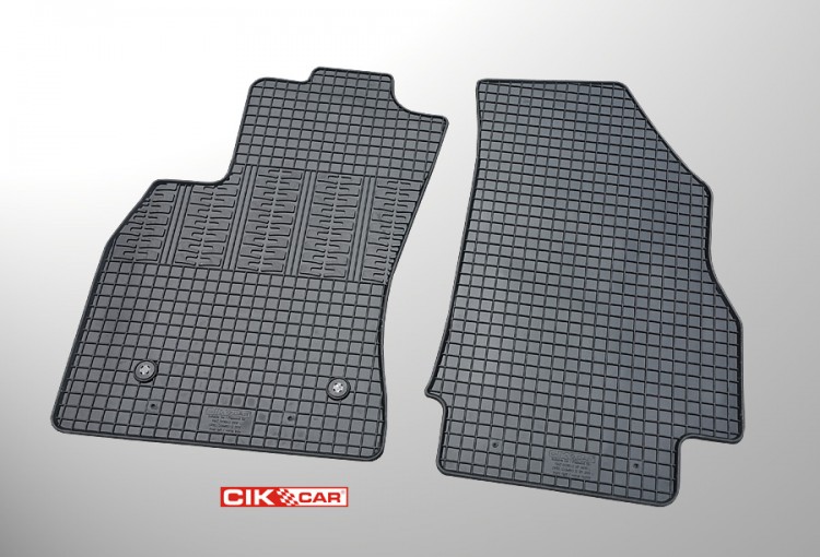 Cik - ΠΑΤΑΚΙΑ ΑΥΤΟΚΙΝΗΤΟΥ ΑΠΟ ΛΑΣΤΙΧΟ ΓΙΑ FIAT DOBLO 2D 2009-2012 / 2012-2020 / OPEL COMBO 2D 2012-2018 ΣΕ ΜΑΥΡΟ ΧΡΩΜΑ ΜΕ ΚΟΥΜΠΩΜΑΤΑ - 2 ΤΕΜ. (RM.FI.0008/CK)