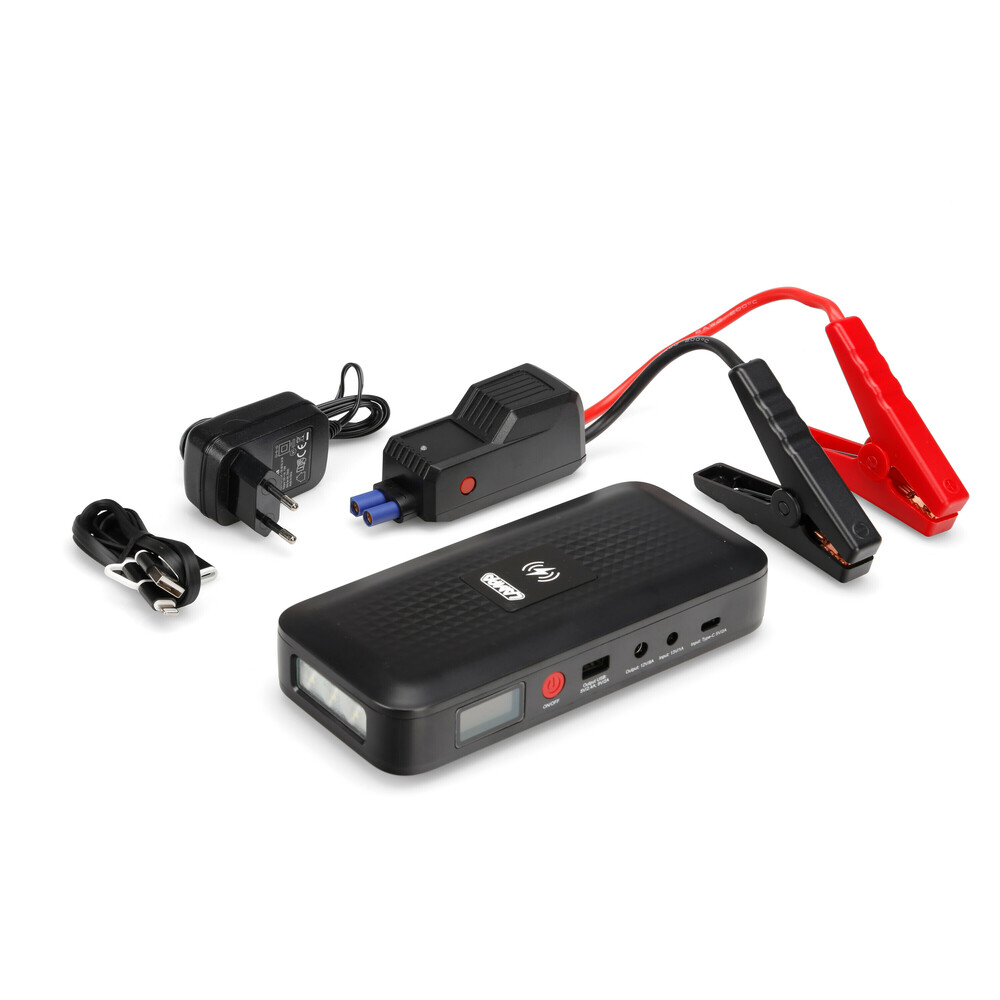 LAMPA – Εκκινητής Μπαταρίας Και Powerbank 12V 12000MAH Με Ασύρματη Φόρτιση, Για Άμεση Εκκίνηση Ισχυρών Κινητήρων – 1 Τεμ. (L7050.1) - Thumbnail 4
