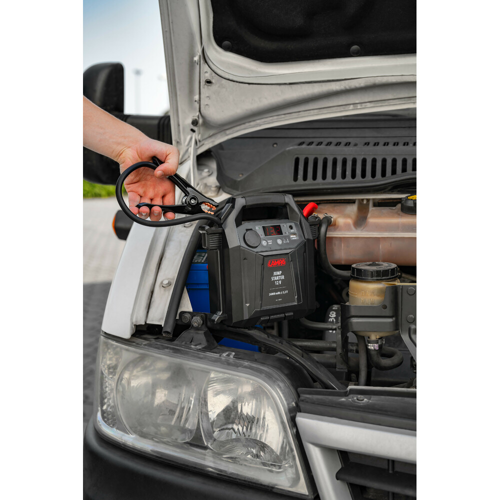 LAMPA – Επαγγελματικός Εκκινητής Μπαταρίας 12V LIFEPO4 24000MAH, Για Ακαριαία Εκκίνηση Βαρέων Κινητήρων – 1 Τεμ. (L7050.3) - Thumbnail 6