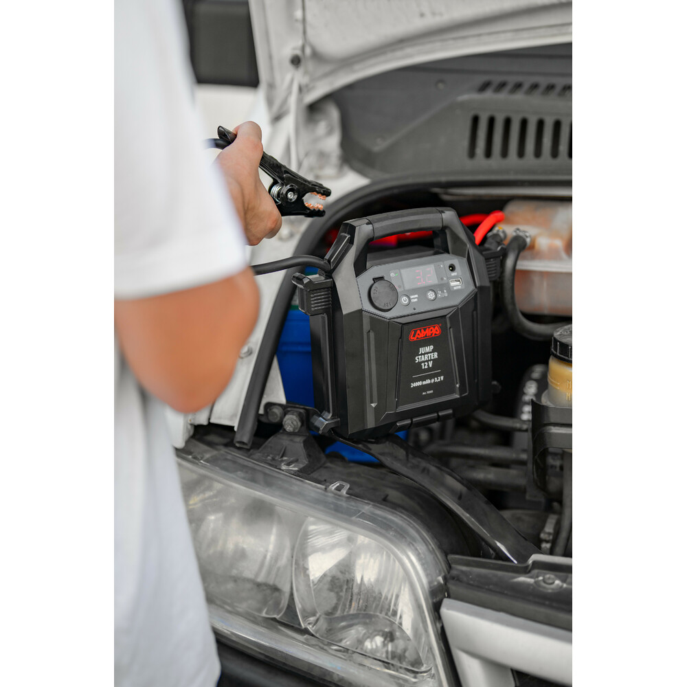 LAMPA – Επαγγελματικός Εκκινητής Μπαταρίας 12V LIFEPO4 24000MAH, Για Ακαριαία Εκκίνηση Βαρέων Κινητήρων – 1 Τεμ. (L7050.3) - Thumbnail 8