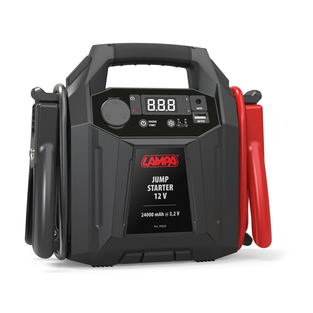 Lampa – Επαγγελματικός Εκκινητής Μπαταρίας 12V LiFePO4 24000mAh, για ακαριαία εκκίνηση βαρέων κινητήρων – 1 Τεμ. (L7050.3)