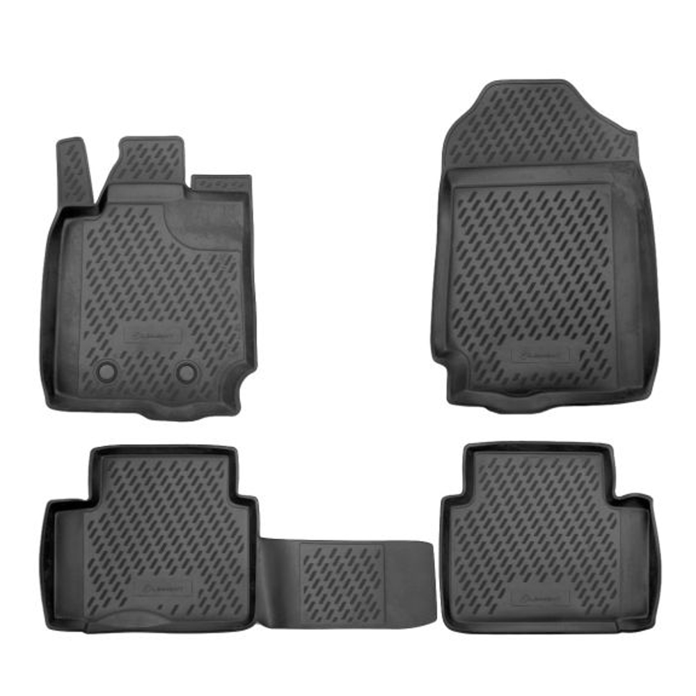 ΠΑΤΑΚΙΑ ΣΕ ΣΚΑΦΗ TPE ΛΑΣΤΙΧΟ ΓΙΑ FORD RANGER 2D 2011+  ΣΕ ΜΑΥΡΟ ΧΡΩΜΑ NOVLINE - 4 ΤΕΜ.