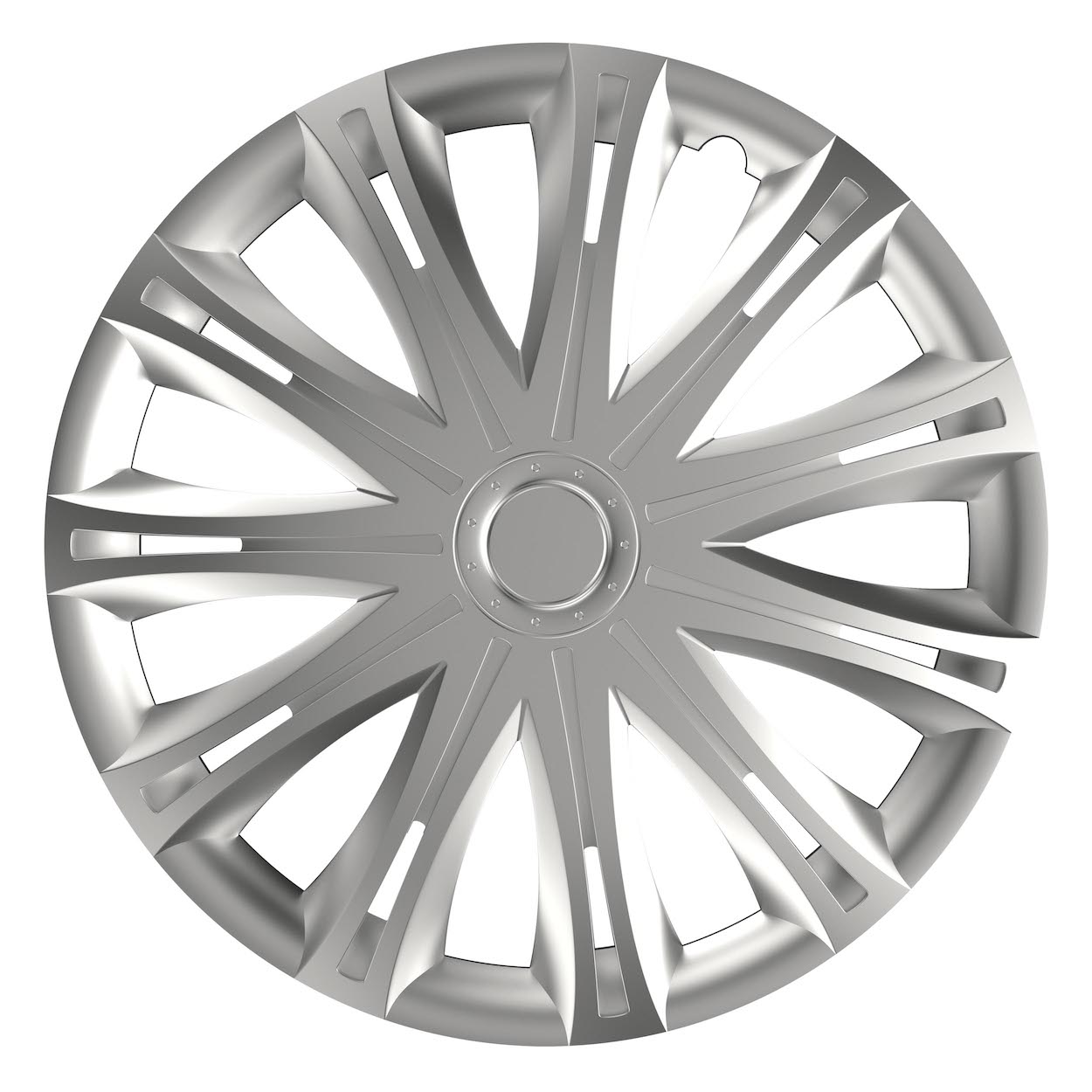 Amio – Τάσι Τροχού Spark Silver 17" Universal, εξασφαλίζει εντυπωσιακή παρουσία και κάλυψη ζάντας – 1 Τεμ. (11638/AM)