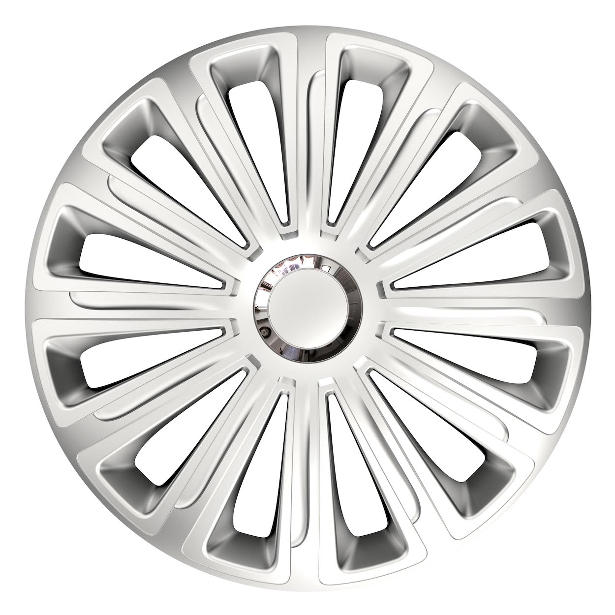 Amio – Τάσι Τροχού Trend Silver 14" Universal, ανανεώνει τη γραμμή του οχήματος και προστατεύει τη ζάντα – 1 Τεμ. (11722/AM)