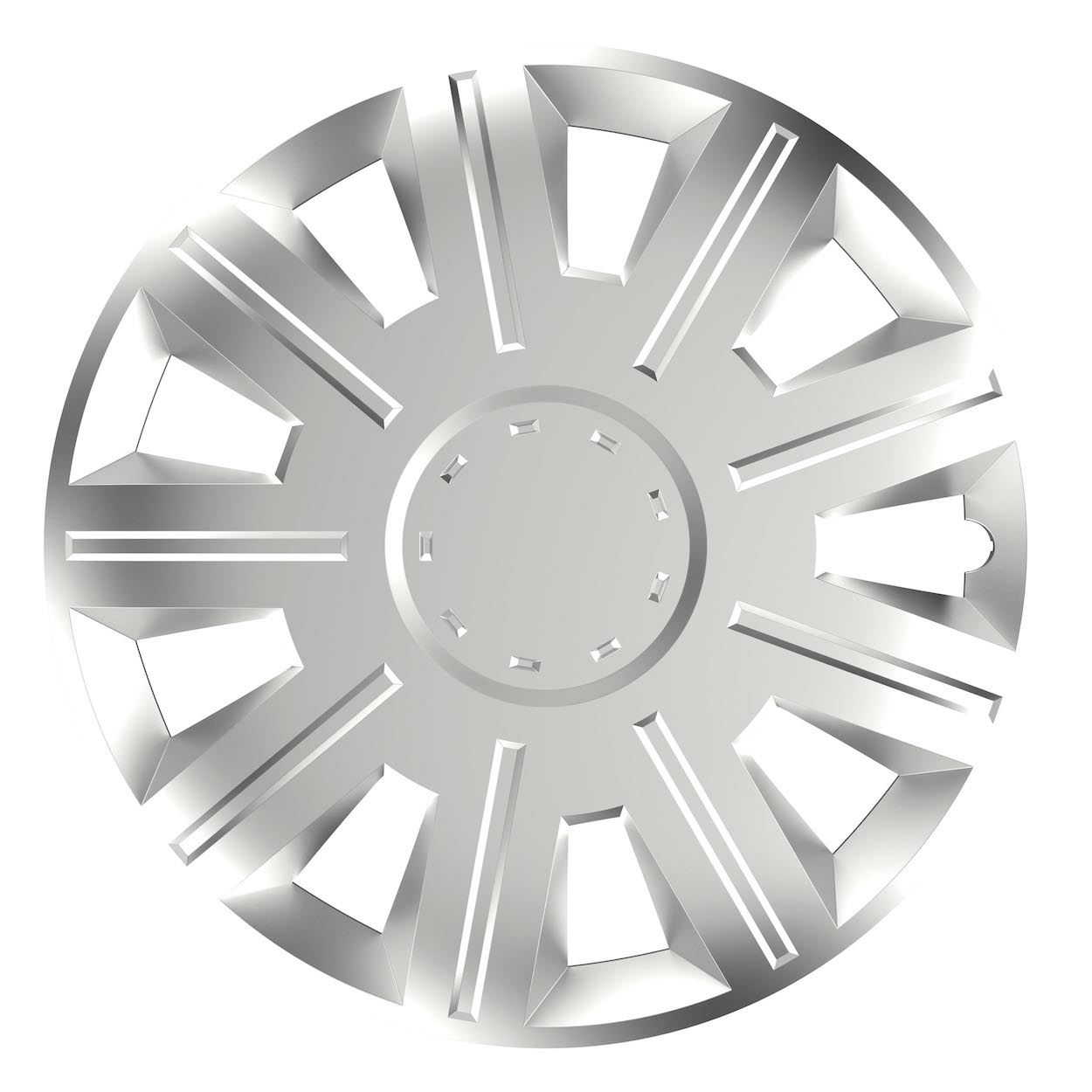 Amio – Τάσι Τροχού Victory Silver 14" Universal, χαρίζει διαχρονική αισθητική και προστασία ζάντας – 1 Τεμ. (11073/AM)