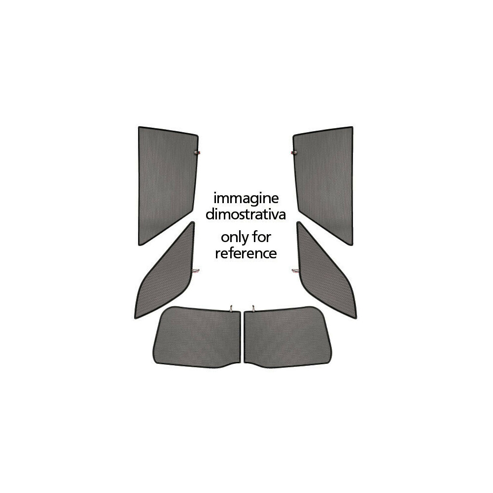 Lampa – Κουρτινάκια Ηλιοπροστασίας Privacy Sunshades για Audi Q3 Sportback 2025+, προσφέρουν πλήρη σκίαση και προστασία – 6 Τεμ. (L.1885.8)