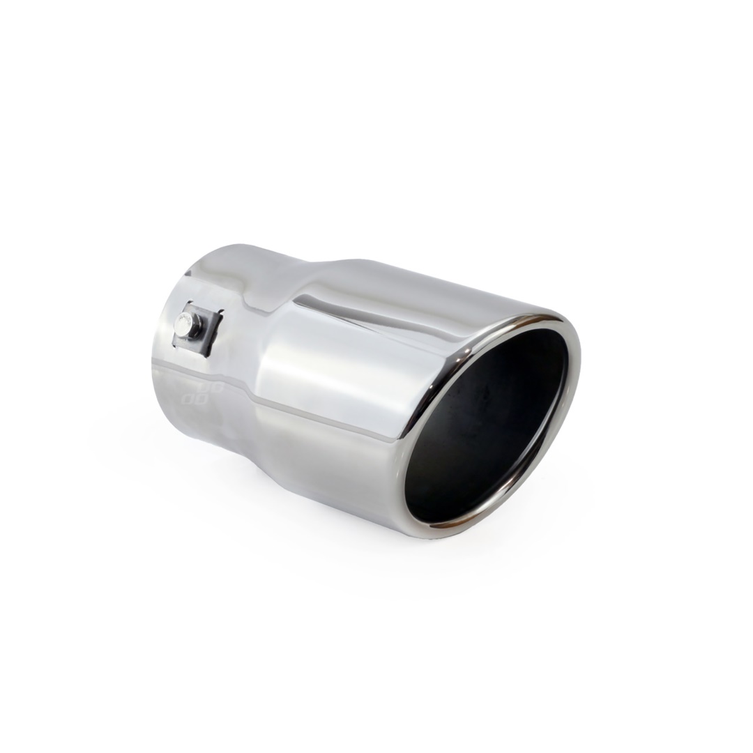 Amio - Άκρο Εξάτμισης MT-007 Στρογγυλό Inox για Απολήξεις 48-65mm Από Ανοξείδωτο Χάλυβα για Βελτίωση Εμφάνισης και Ήχου Αυτοκινήτου - 1 τεμ. (01307/AM)
