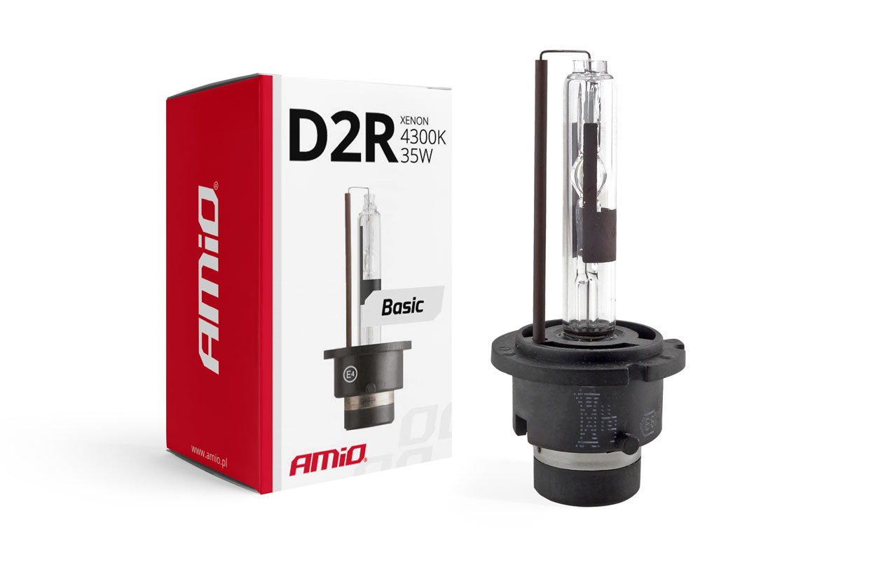 Amio – Λάμπα Xenon D2R 12V 35W P32d-3 4300K Basic για Αυτοκίνητο Ανταλλακτική – 1 Τεμ. (01411/AM)