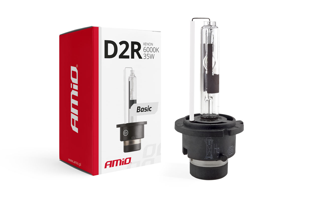 Amio – Λάμπα Xenon D2R 12V 35W P32d-3 6000K Basic για Αυτοκίνητο Ανταλλακτική – 1 Τεμ. (01412/AM)