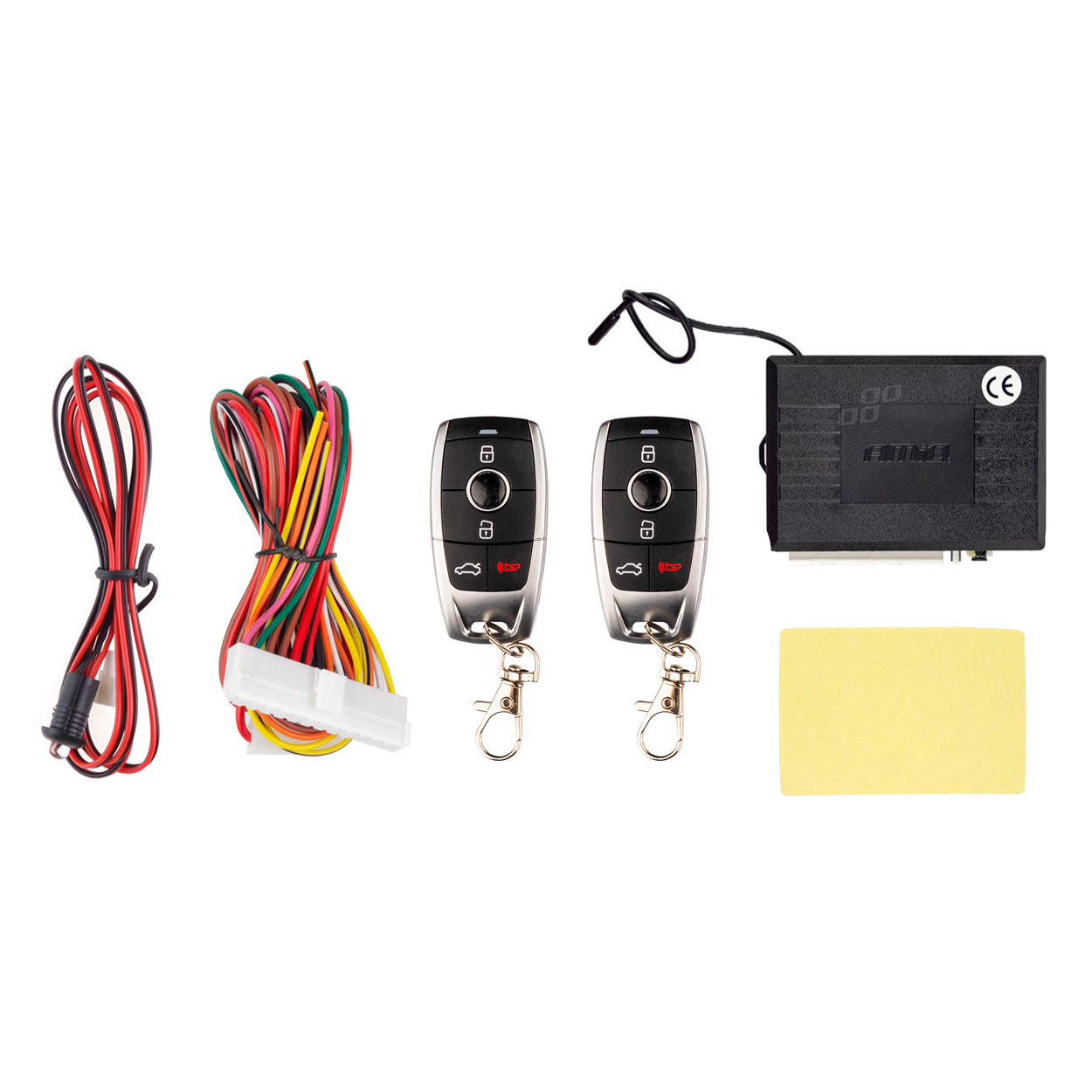 Amio - Σύστημα Keyless Entry Vertex KE14 12V Με Τηλεχειρισμό 433MHz Rolling Code Για Ασφαλή Εγκατάσταση Και Έλεγχο Κεντρικού Κλειδώματος – 1 Τεμ. (01679/AM)